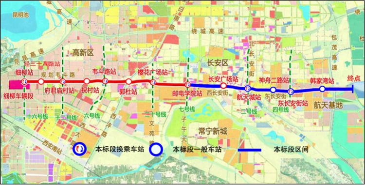 西安地铁15号线进展迅速快来围观