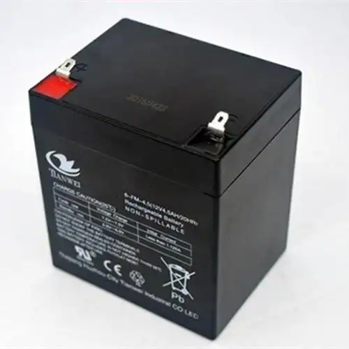 12v45ah电动卷闸门24v卷帘门控制器内置备用电梯安防音响蓄电池12v