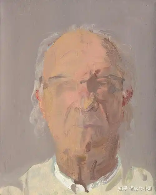 童雁汝南看似带有表现意味的油画肖像,实际借用的是中国传统山水画