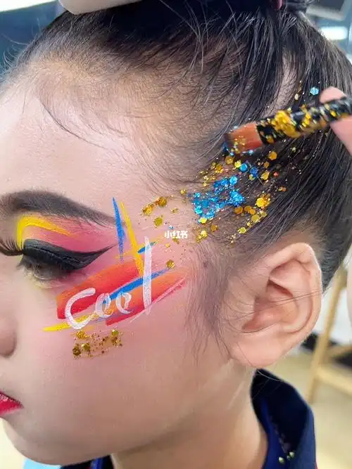 儿童舞台妆  #舞台妆彩绘  #儿童面部彩绘  #化妆学校  #舞台妆