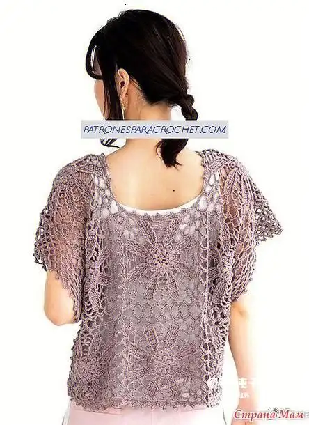 钩针拼花衣存图