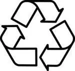 环保循环标志简笔画