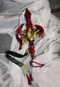 剑网3cos道具武器 天策cos道具 吞虹 剑网3天策枪cos道具定做特价