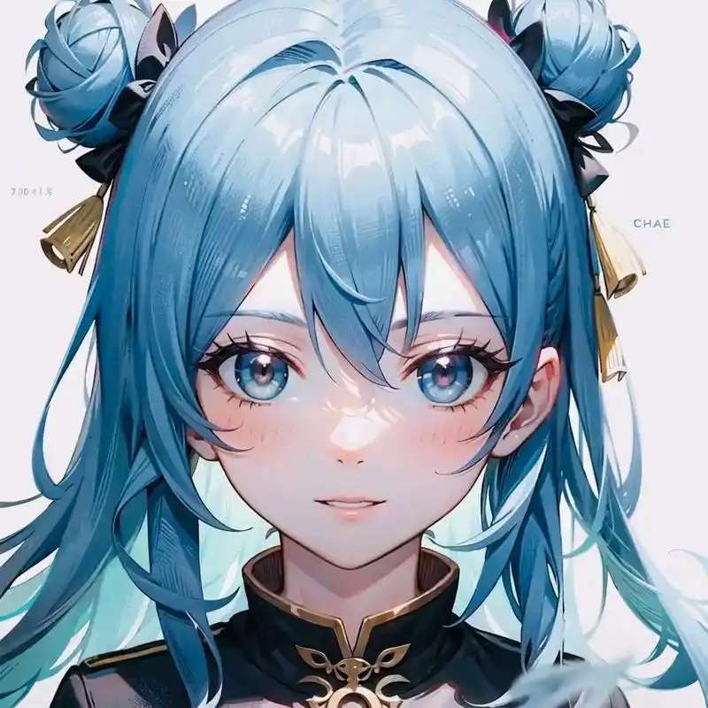 分享一组丸子头动漫头像#ai #丸子头 #动漫头像  - 抖音