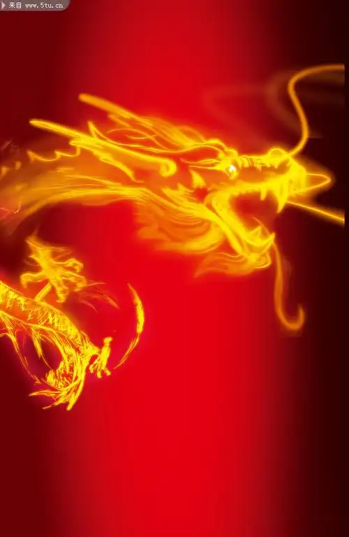 飞龙图案-龙凤图案-百图汇素材网