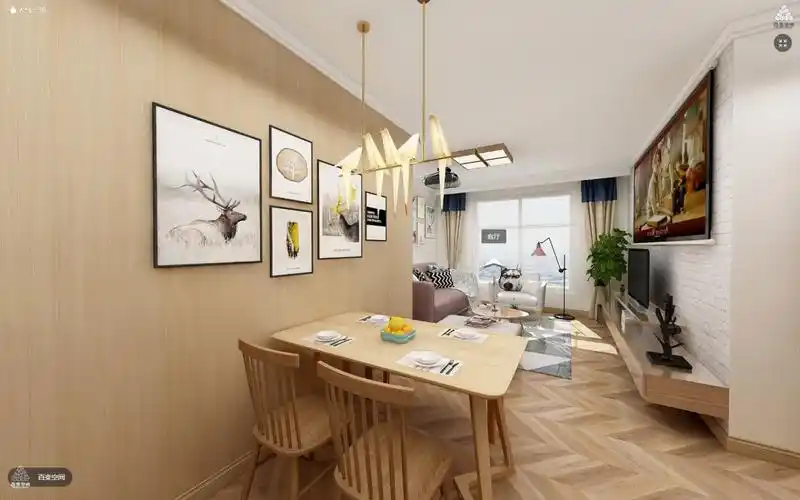 63平米简约风小两居