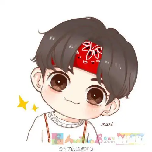 蔡徐坤q版图片简笔画