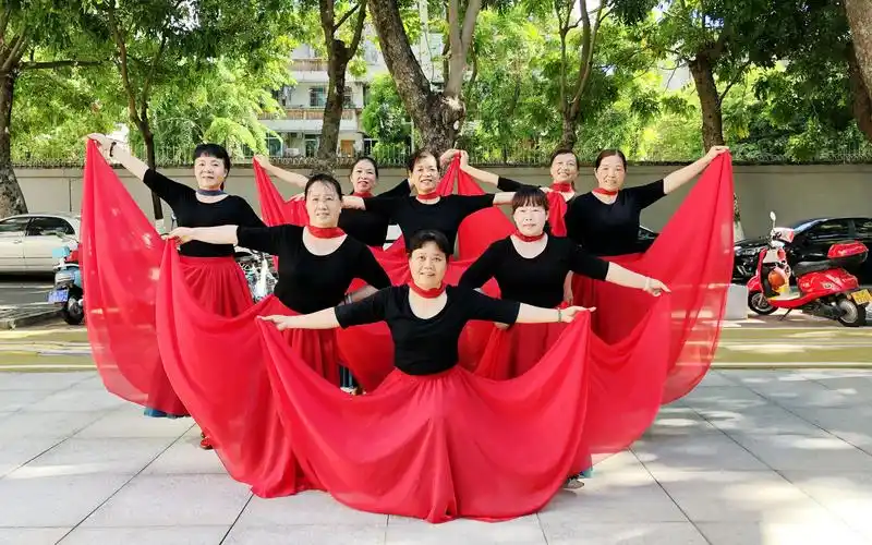 助力乡村振兴演出《二十年后再相会》团队变队形版舞蹈超美