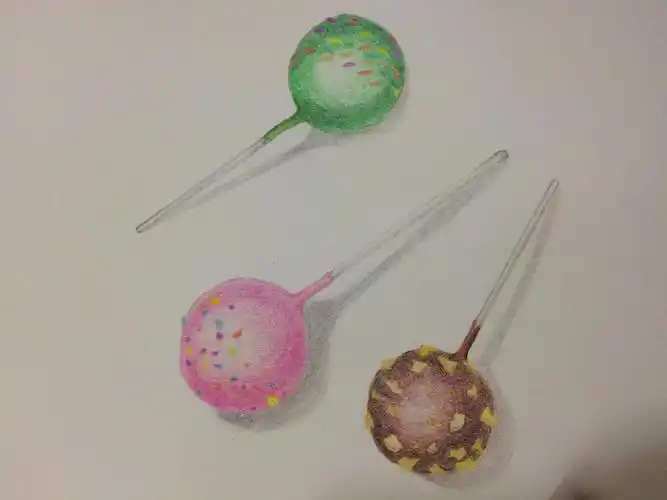 彩铅练习,棒棒糖-阿里云开发者社区