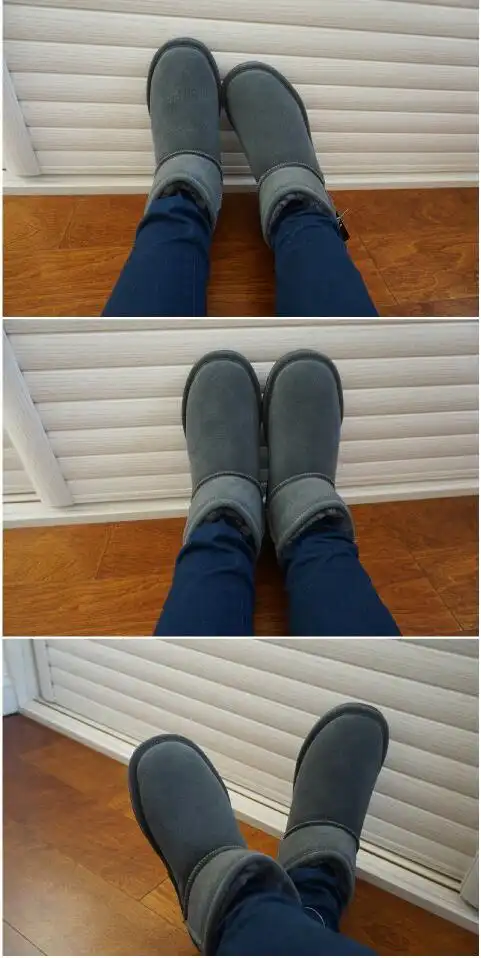 怕冷星人必备工厂直销店熊掌羊皮毛一体雪地靴新款椰子扣款超美