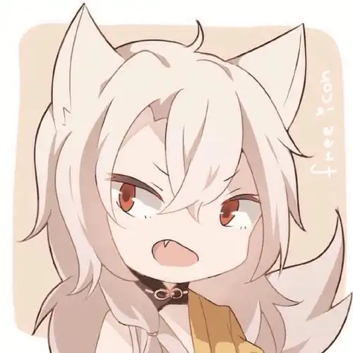 傲娇的露出虎牙的狐狸耳朵狐狸尾巴正太头像