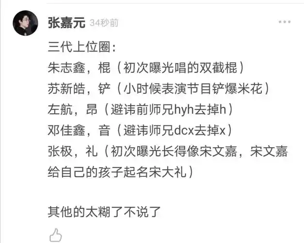 部分楼人画人花名科普