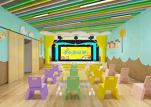 庆祥金话筒口才教育学校|银川培训班装修设计|镹臻装饰