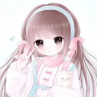 头像卡通女呆萌可爱少女心