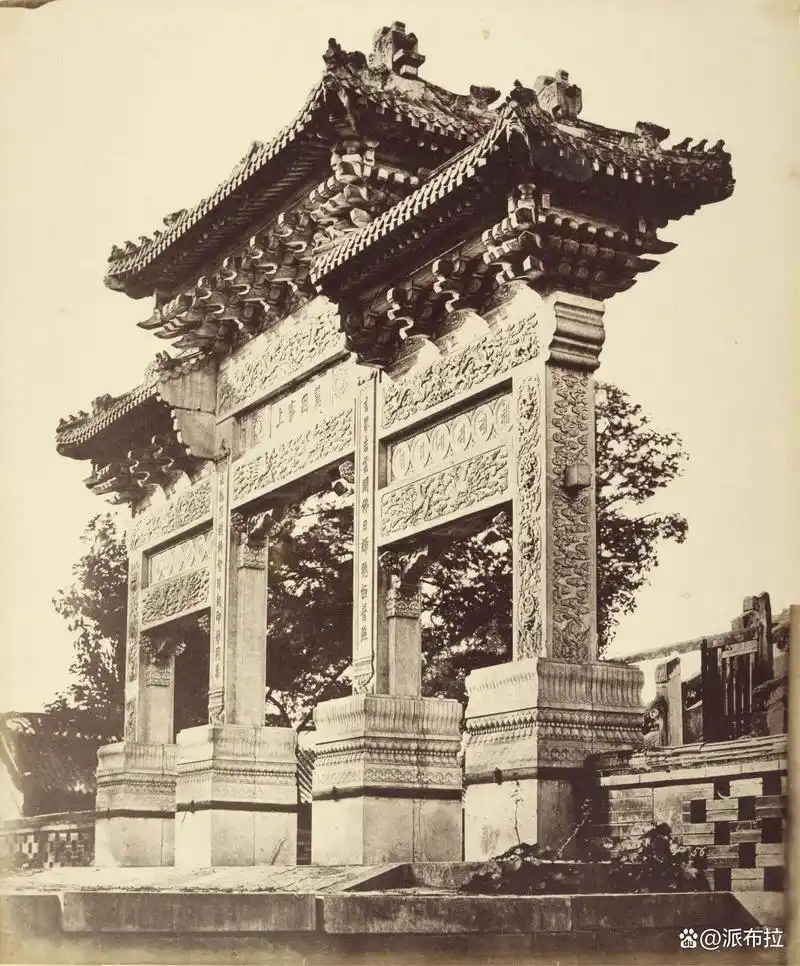 老照片-1860-1871鸦片战争圆明园被毁的那段时期