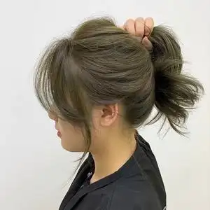 青棕色染发膏女2022流行色显白植物纯亚麻闷青色染发剂免漂自己染