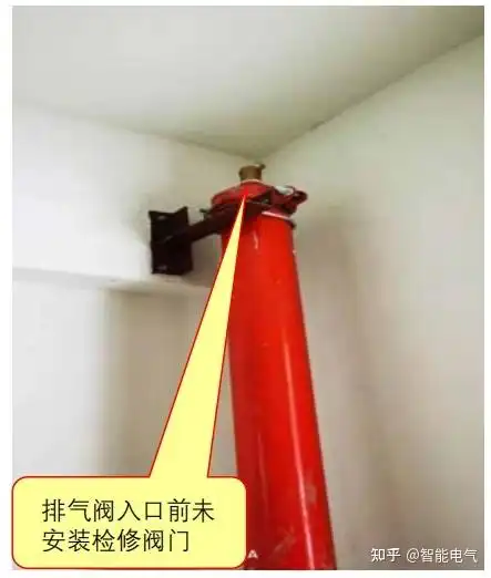 排气阀安装不符合要求建筑消防常见问题解析88自动喷水灭火系统