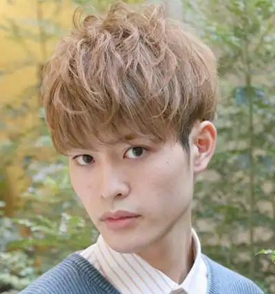 时尚男生短发烫发图片,烫发图片,发型图片