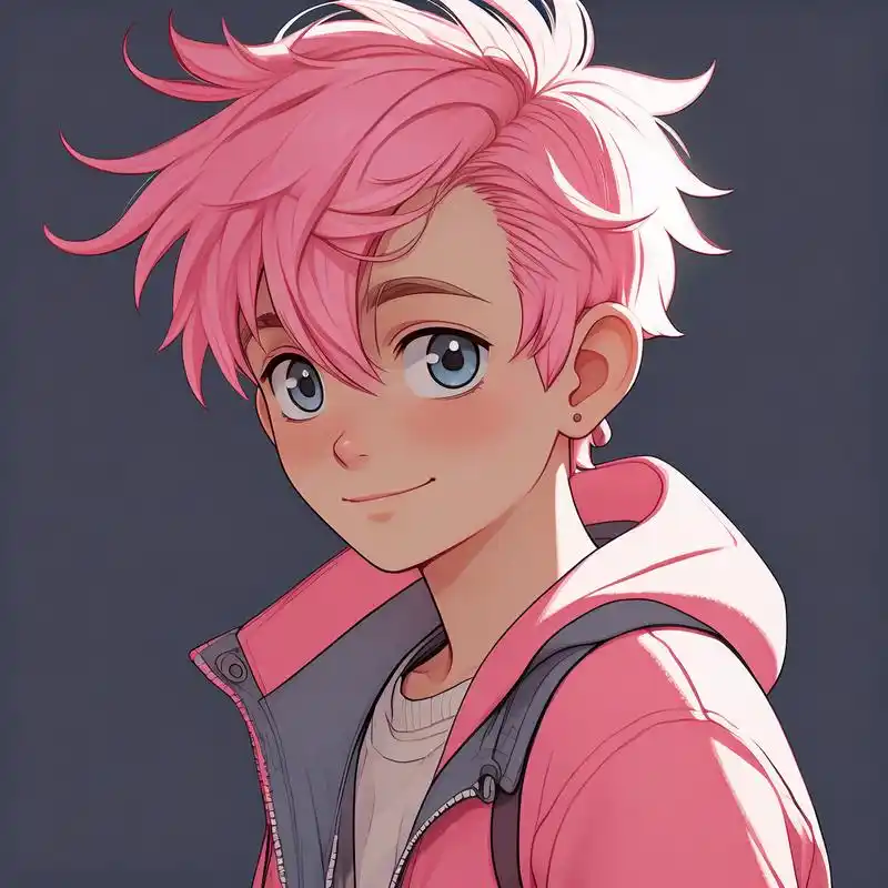 这次给大家带来一组超级可爱的粉色卡通男生头像,是不是觉得超级萌呀?