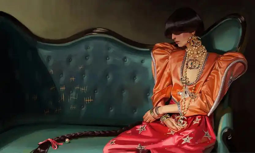 分明就是高清壁纸集!gucci 2018春夏乌托邦式广告大片简直美翻了!