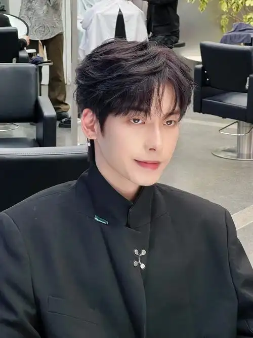 氛围感拉满男士烫发 气垫纹理烫 气垫烫蓬松后造型可多变