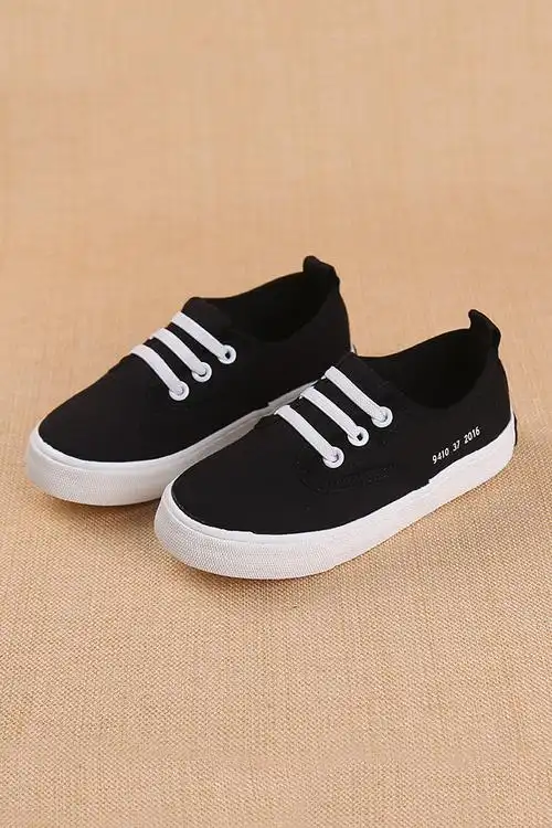 蜡比小星童鞋儿童帆布鞋2019春秋新款男童布鞋女童鞋一脚蹬休闲鞋