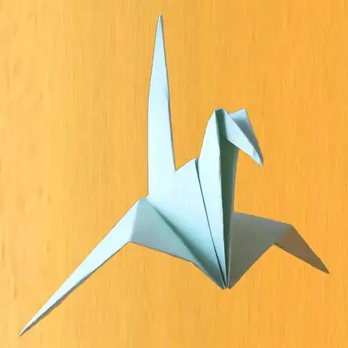 折纸千纸鹤书签步骤图解 手工折纸大全-普车都