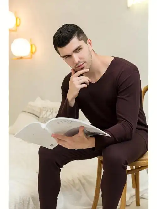 男士保暖内衣客片案例分享