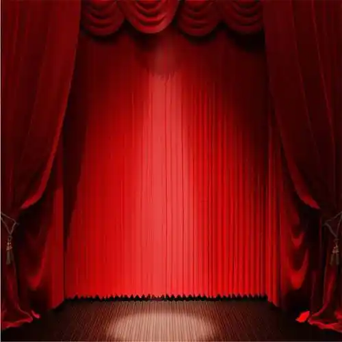 潍坊日照临沂定做背景舞台幕布背景电动舞台幕布会议背景幕布红旗