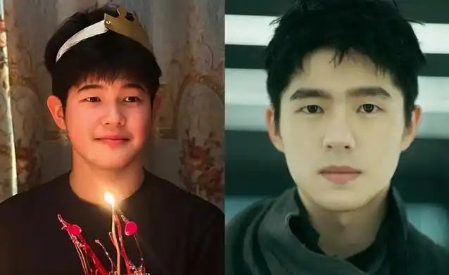 为长子庆生,13岁安吉被夹击吻,被调侃长成"胖版刘昊然"