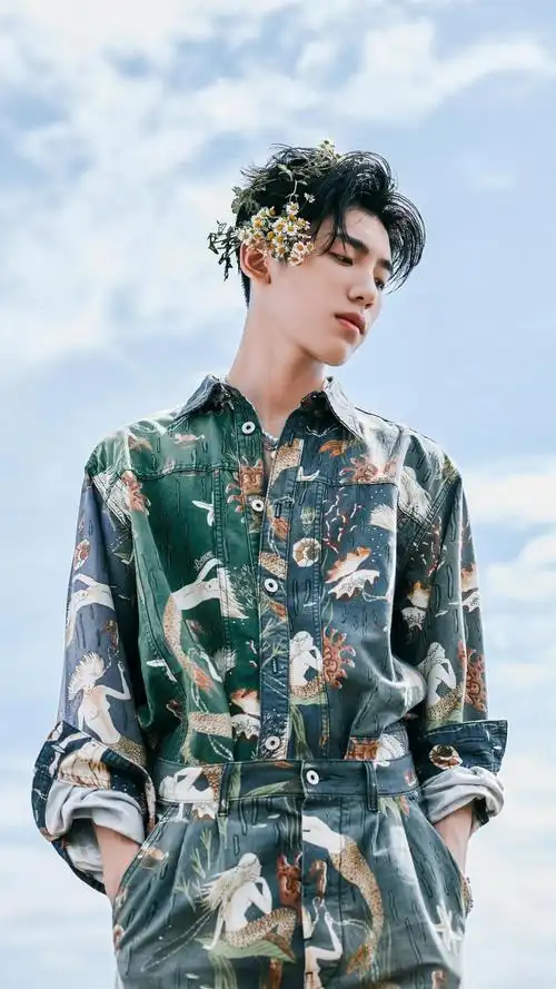 王子异海边清爽帅气写真,高清图片,手机锁屏桌面-壁纸族