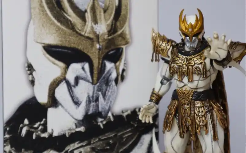 假面骑士真骨雕白色恶魔在狂笑假面骑士空我真骨雕shf0号达古巴