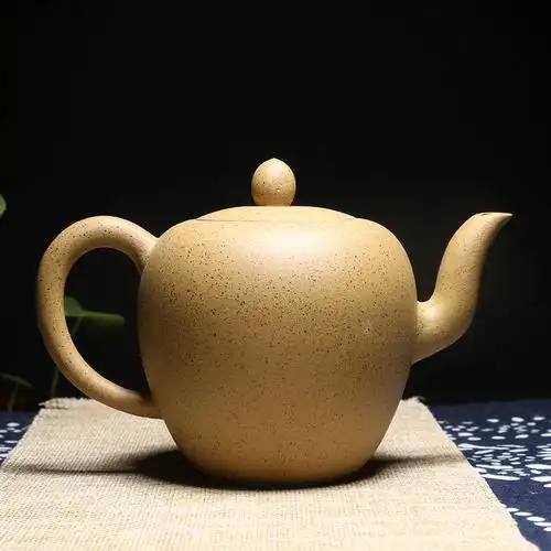 忆壶坊宜兴纯紫砂壶原矿芝麻段泥名家全手工泡茶壶茶具特价美人.