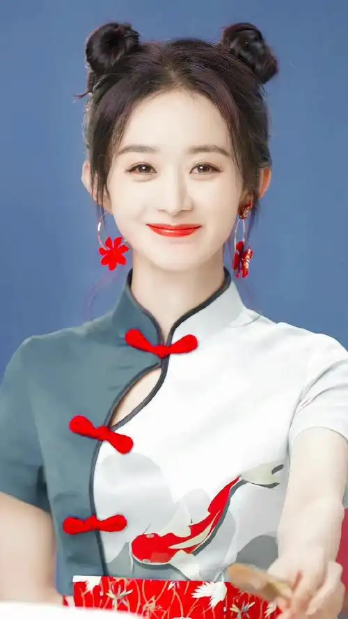 赵丽颖高清写真,笑容甜美可爱,美艳可人!__财经头条