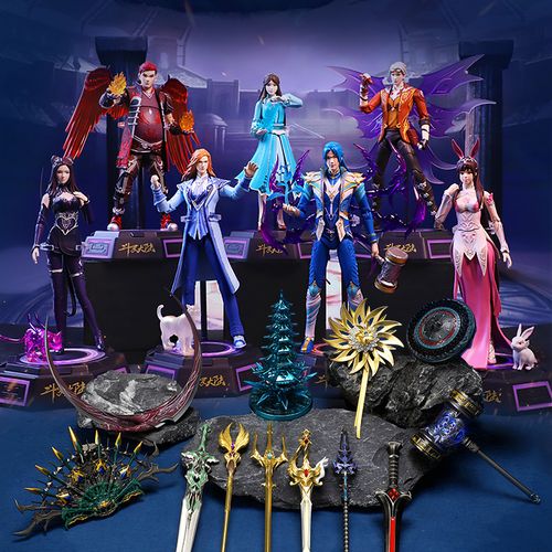 正版斗罗大陆手办发光可动人偶模型限量版唐手办