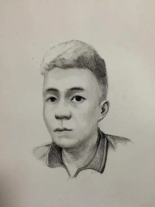 素描肖像头像简绘