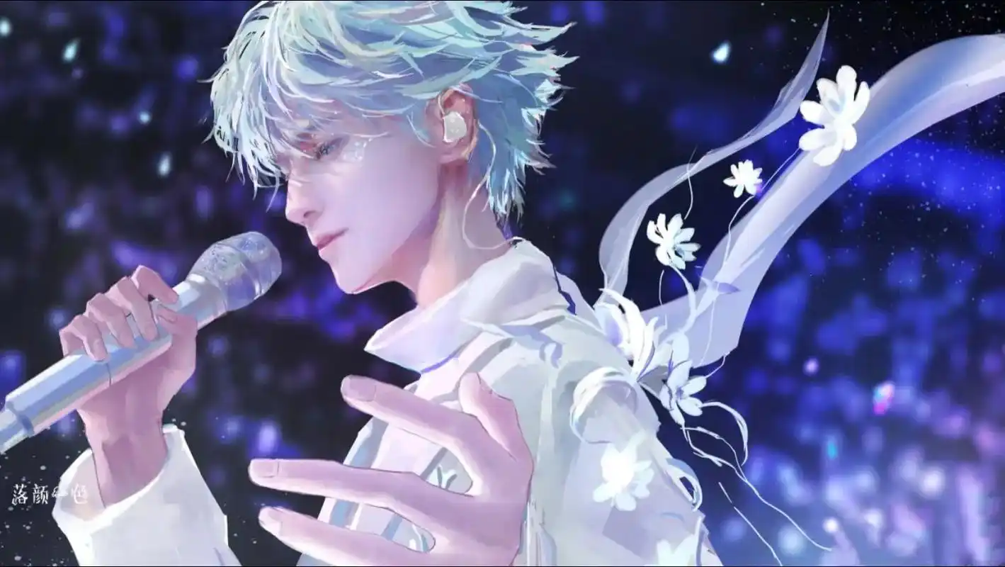 目之所及皆是你.图来自落颜一色#一眼沦陷 #罗云熙壁纸 #绝