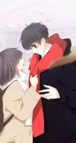 怦然心动漫画壁纸丨 "茫茫人海遇见你" 情侣壁纸