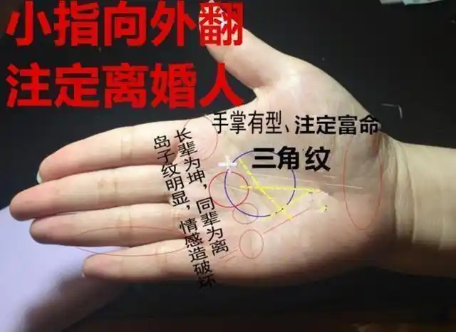 一川财运旺,二川注定离婚,手相天纹短小,断裂,一辈子争吵不断