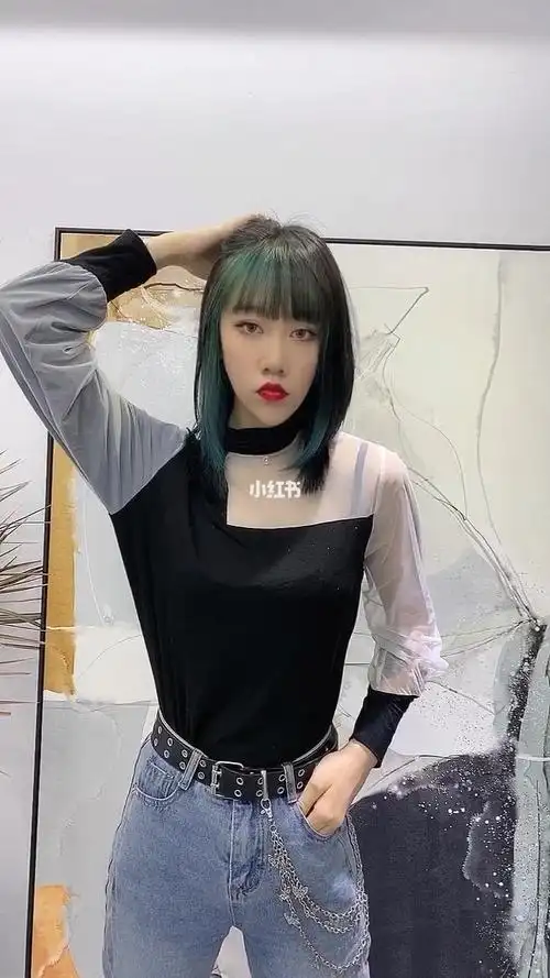 大连挂耳染 漂染 个性染 时尚个性颜色 刘海_染头发_染发_气垫_发型