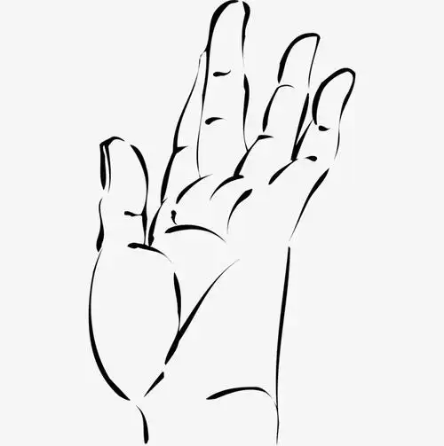 手绘线描宇航员航空航天宇宙装饰