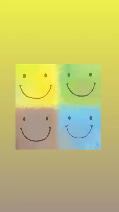 送上why画的笑脸壁纸版#今天你微笑了吗