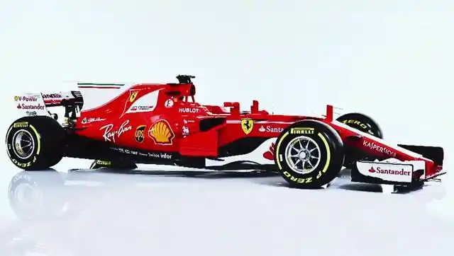 法拉利发布2017赛季新f1赛车 全红涂装