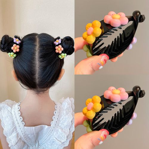 迪士尼(disney)小孩子用的儿童固定丸子头发夹小女孩后脑勺卡通抓夹