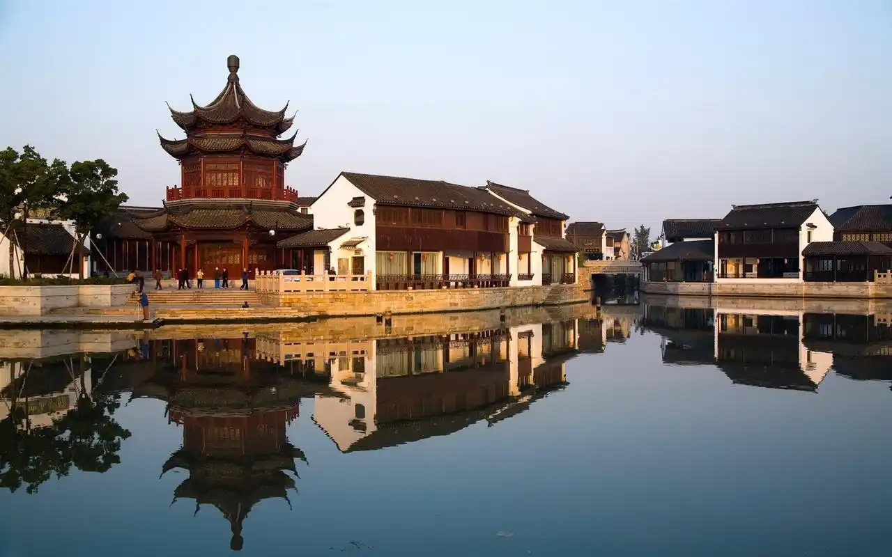 水乡古镇特色古建筑唯美高清桌面壁纸