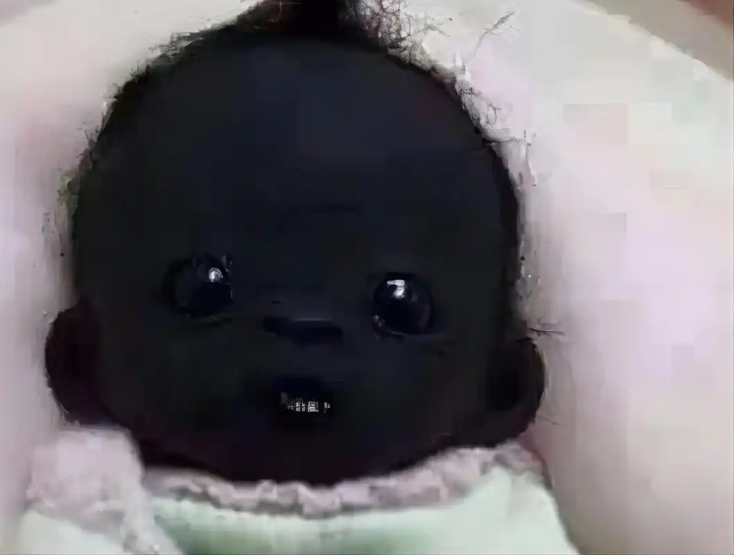 南非小孩,2015年6月12日,一张名为"世界上最黑的孩子"的照片在"推特"