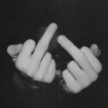 帅气男生竖中指头像霸气酷酷的 我的骄傲自己打造