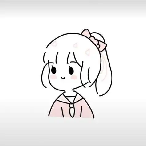 女孩简笔画简笔画手绘头像q版可爱简笔画女生头像全身简笔画人物少女