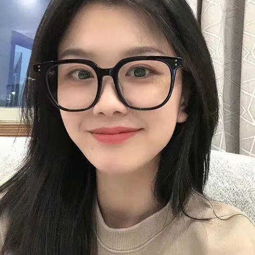 唯卓丽(weizhuoli) 可配度数网红气质灰黑框素颜眼镜女韩版潮防蓝光