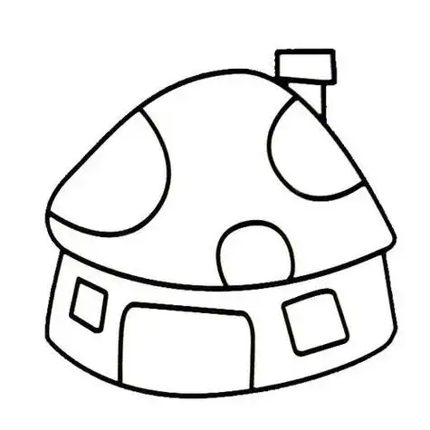 和我一起画一座房子 太阳和树 简笔画涂颜色视频幼儿简笔画涂色幼儿园